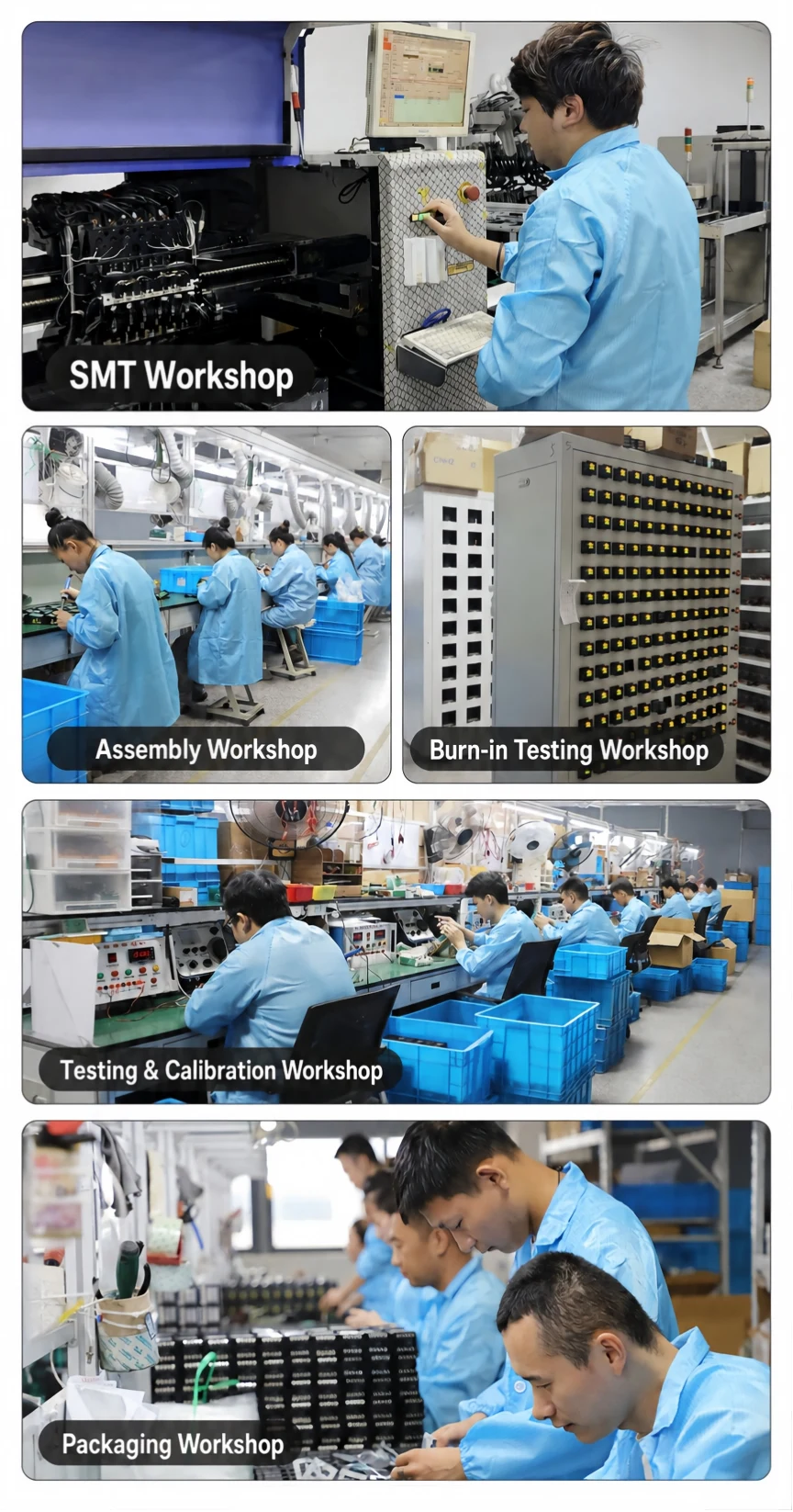 Talleres de fabricación y control de calidad de Strong Electric