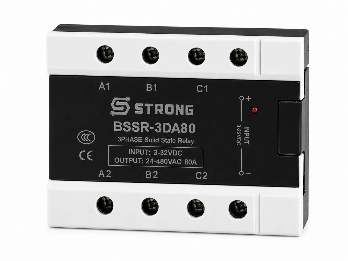 BSSR-3 Three-Phase SSR — Integrated Cover, 10A–120A