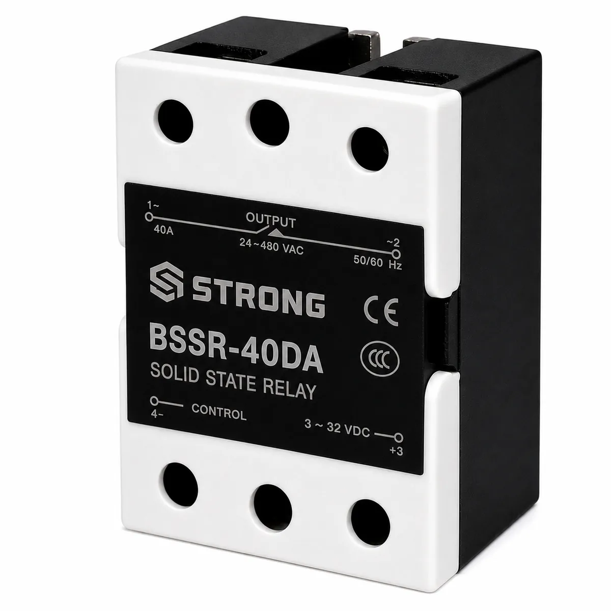 BSSR-DA Single-Phase SSR — Integrated Cover, 10A–120A