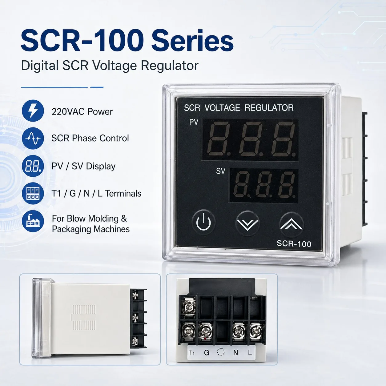 SCR-100 / ZKG-2000 Blow Molding Machine Heating Controller