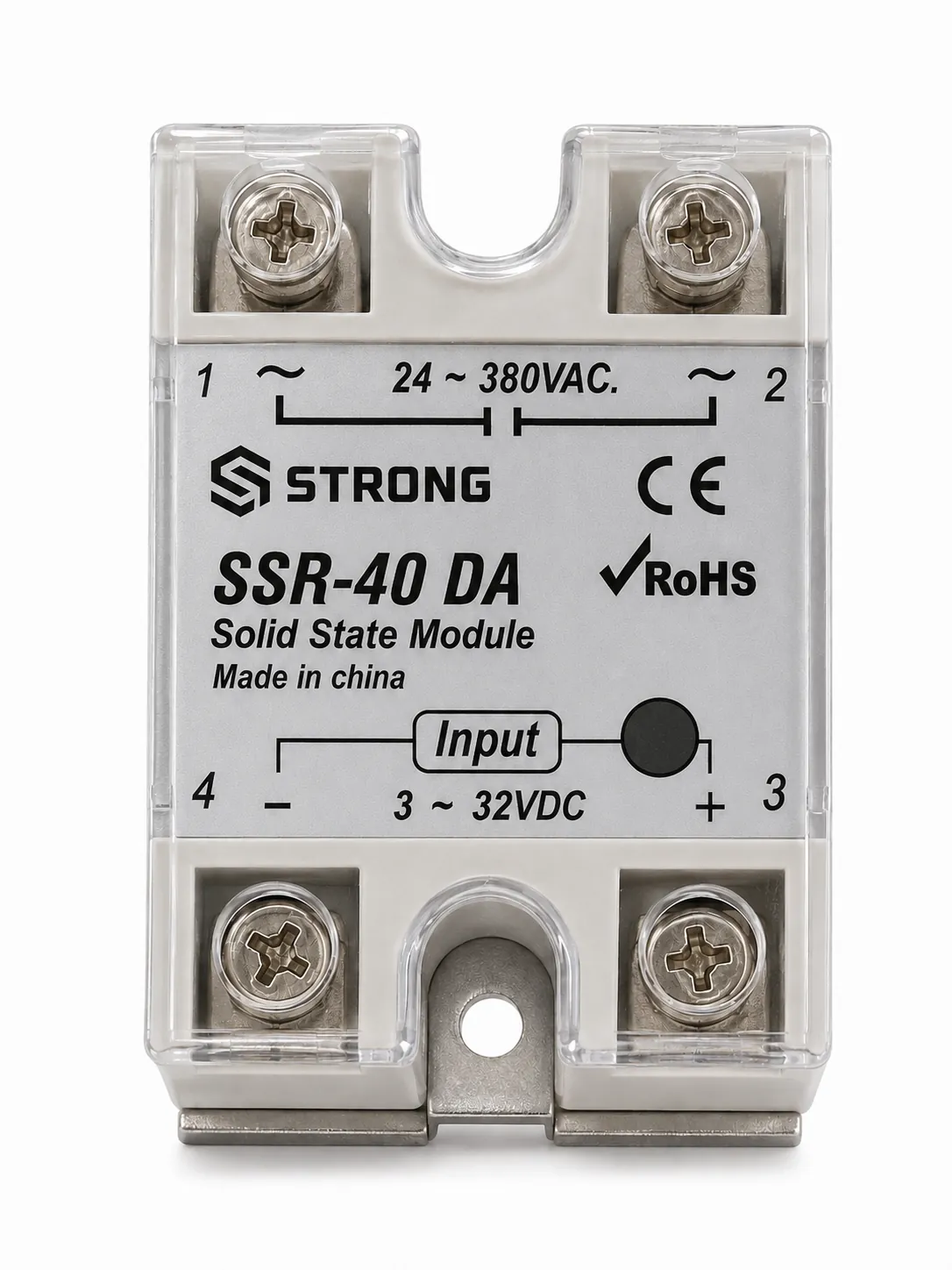 SSR-DA Single-Phase SSR — Standard, 10A–100A