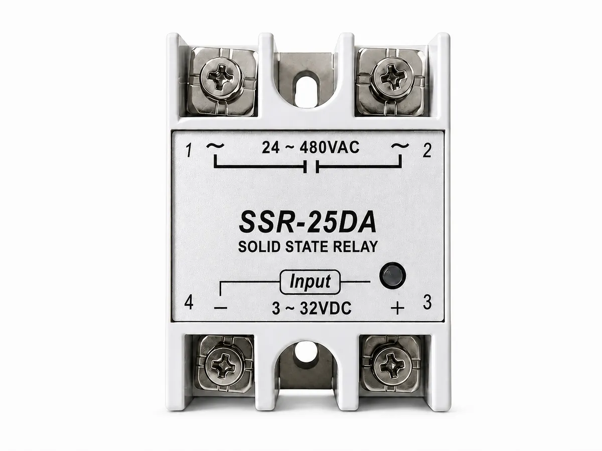 SSR-DA Single Phase Solid State Relay, DC to AC Control, 10A–100A